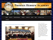 Tablet Screenshot of phoenixhebrewacademy.org